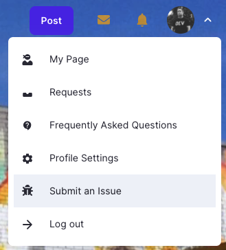 Submit an issue to Polywork