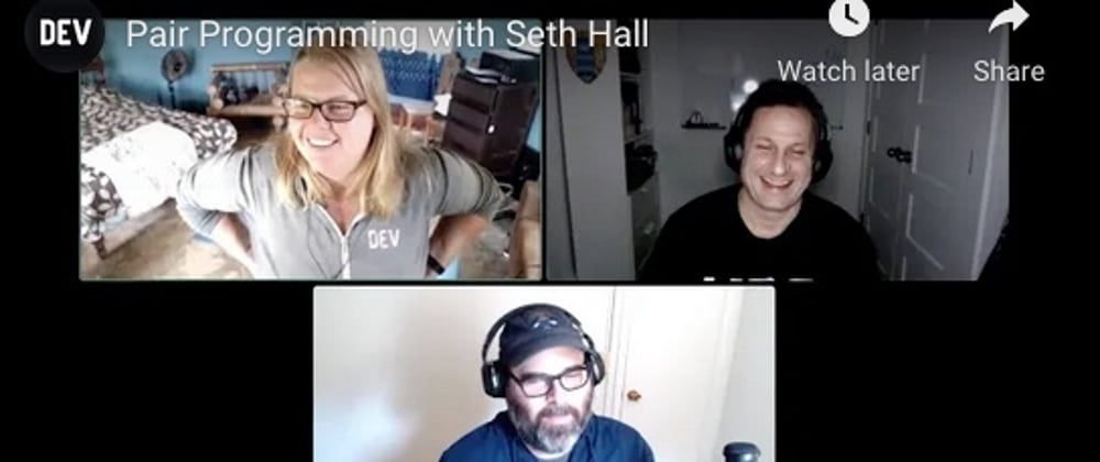 Pairing with Community Member Seth Hall