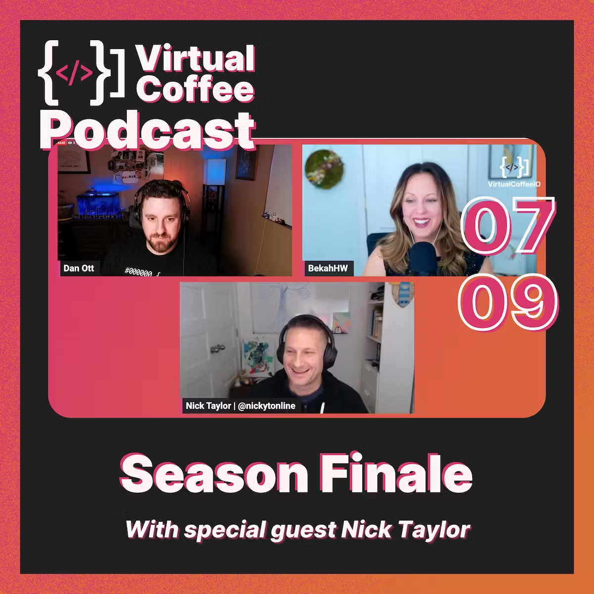 Virtual Coffee Podcast, Season Seven Finale - Live with Nick Taylor